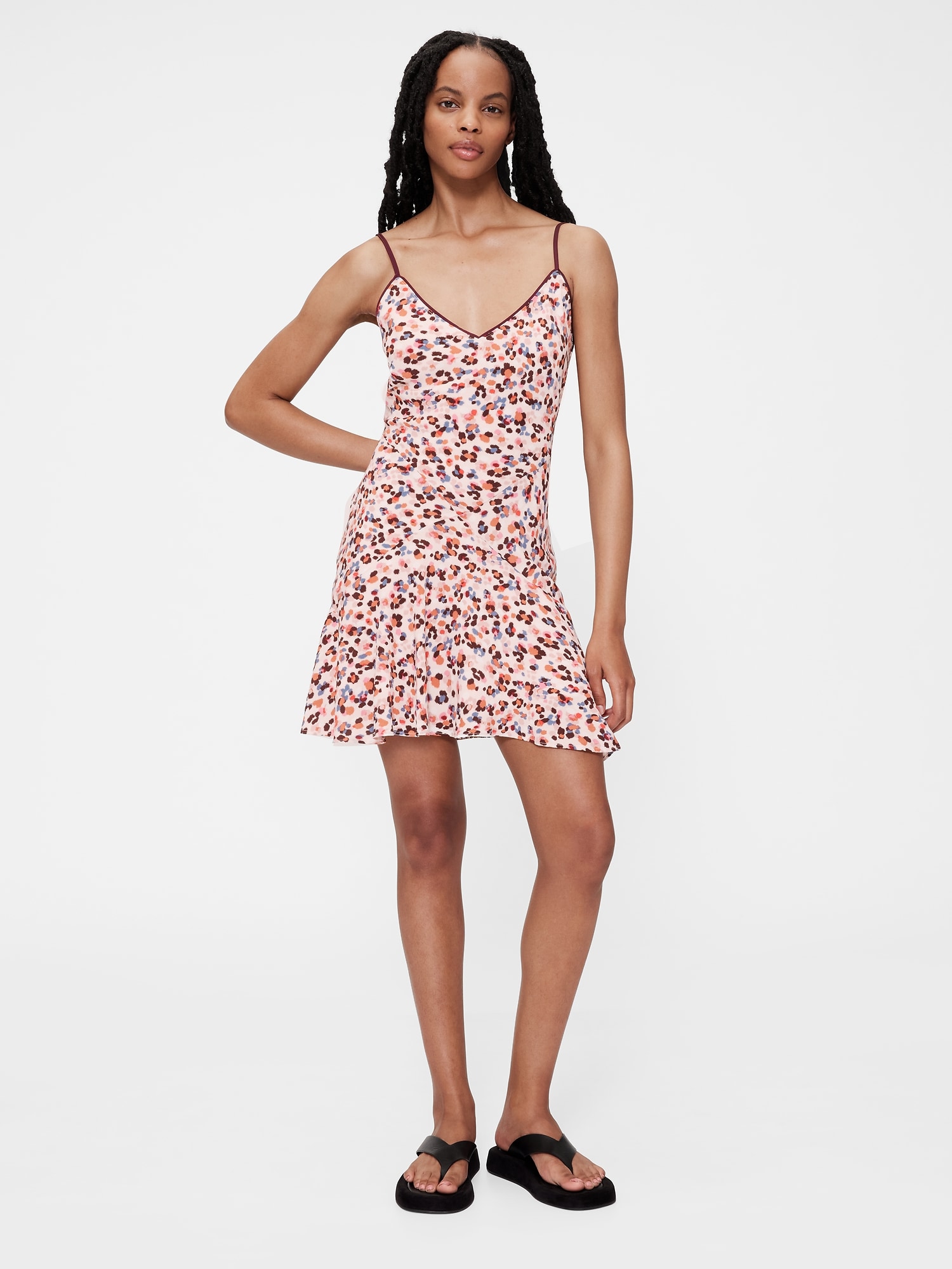 Gap GapStudio クレープ スリップ ミニドレス Gap GapStudio クレープ スリップ ミニドレス