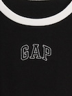 GAPロゴ クロップド リンガーTシャツ (キッズ)-3