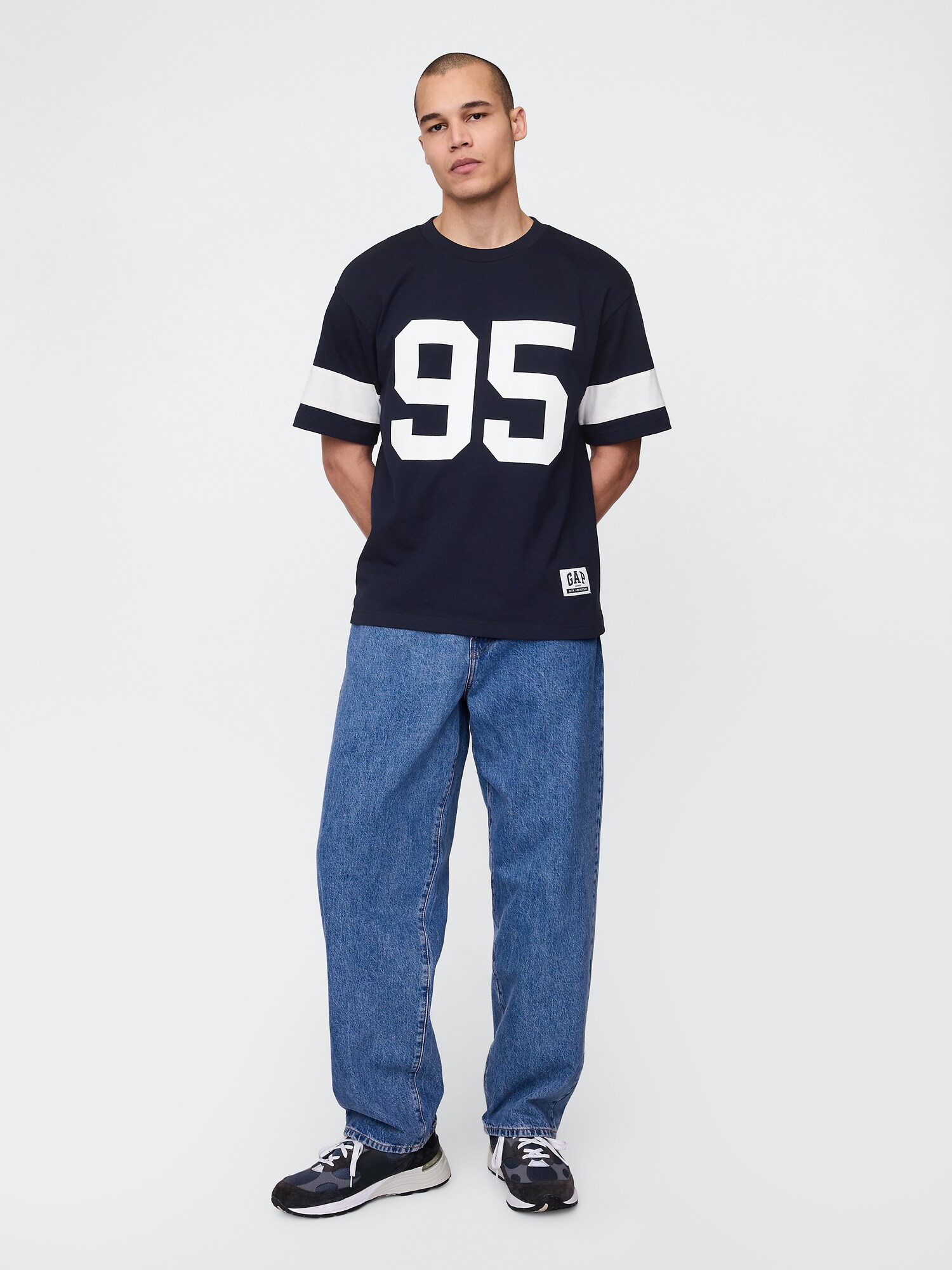 30th アニバーサリー オーバーサイズ ジャージーTシャツ-1