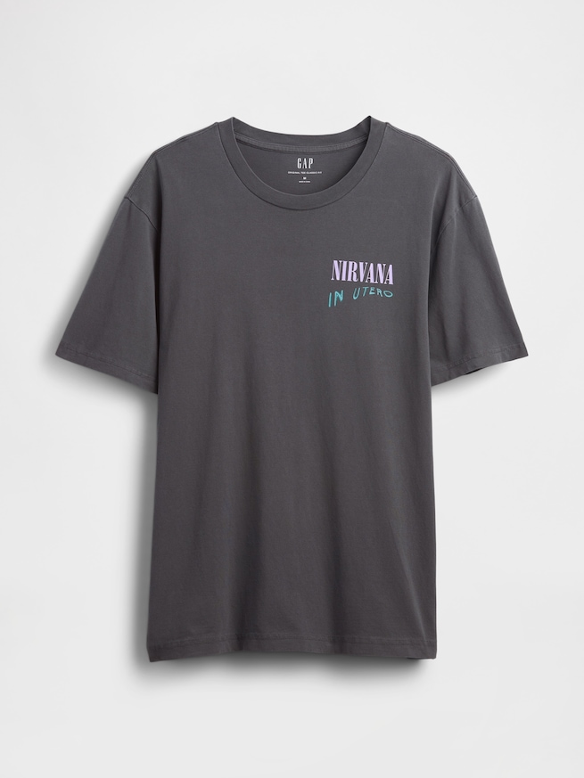 ニルヴァーナ グラフィックTシャツ-4