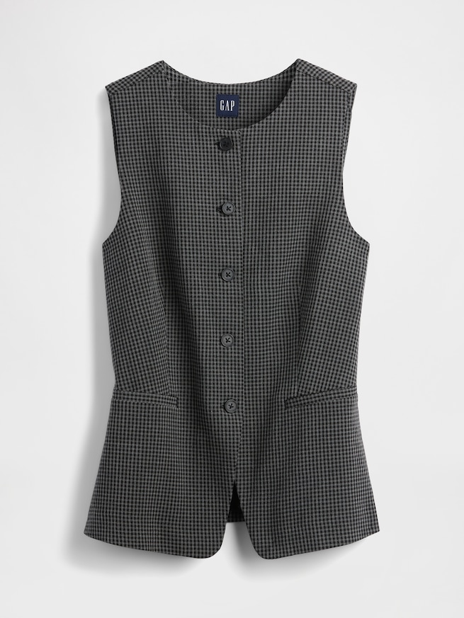 ハイネック ベスト-5