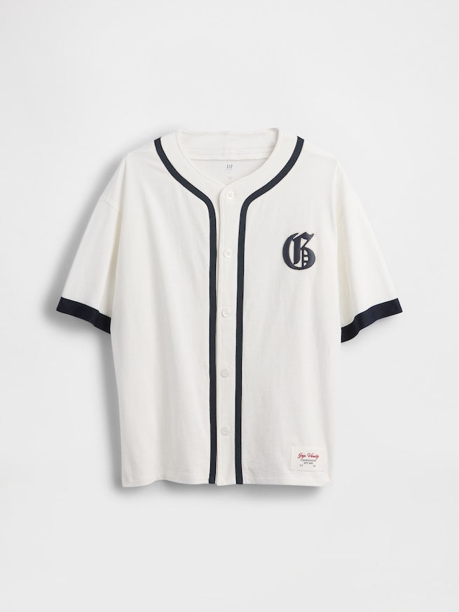 GAPロゴ ベースボールジャージー (キッズ)-0