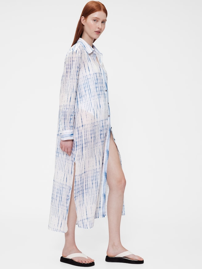 GapStudio ボイルシャツドレス-1