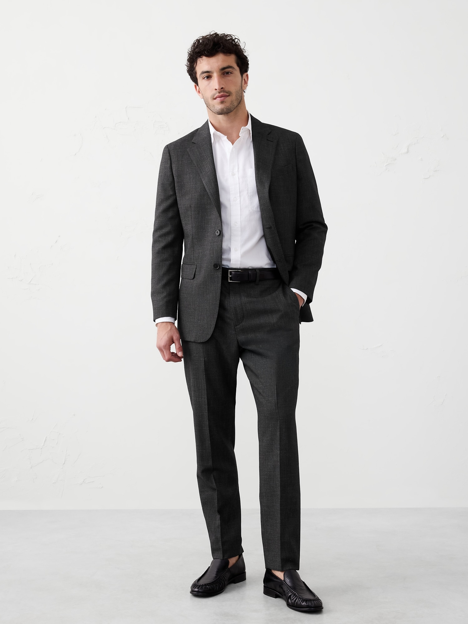 Crosshatch Suit Trouser