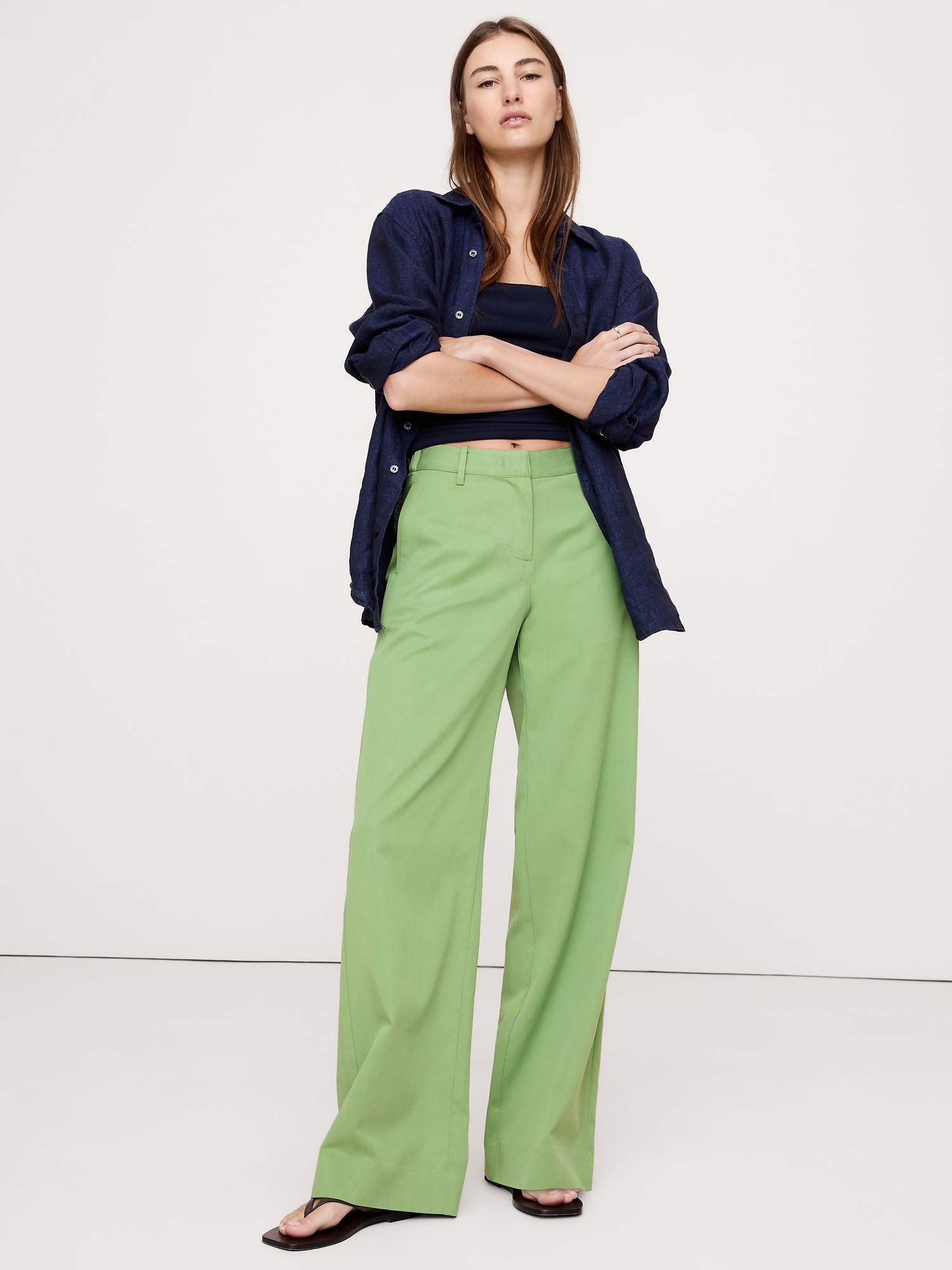 The Everyday Wide-Leg Pant in Tencel™-Cotton