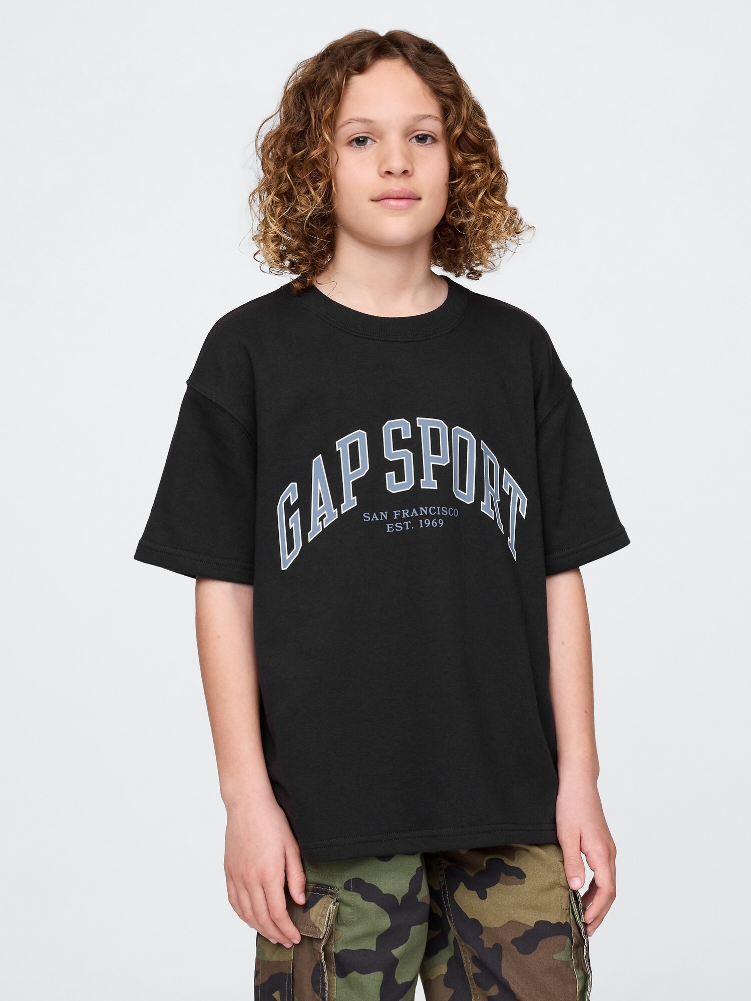 リラックス GAPグラフィック テリーTシャツ-1