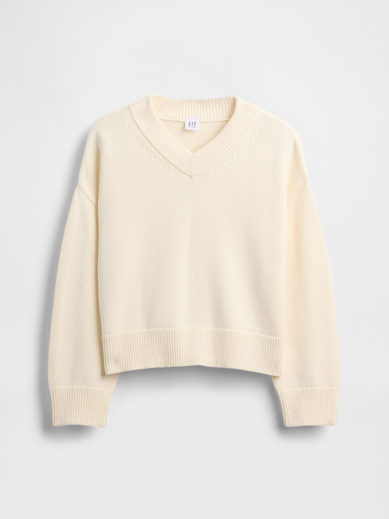 ボクシー Vネックセーター (キッズ)-1