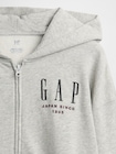 30th アニバーサリー ヴィンテージソフト GAPロゴ ジップアップパーカー (キッズ)-4