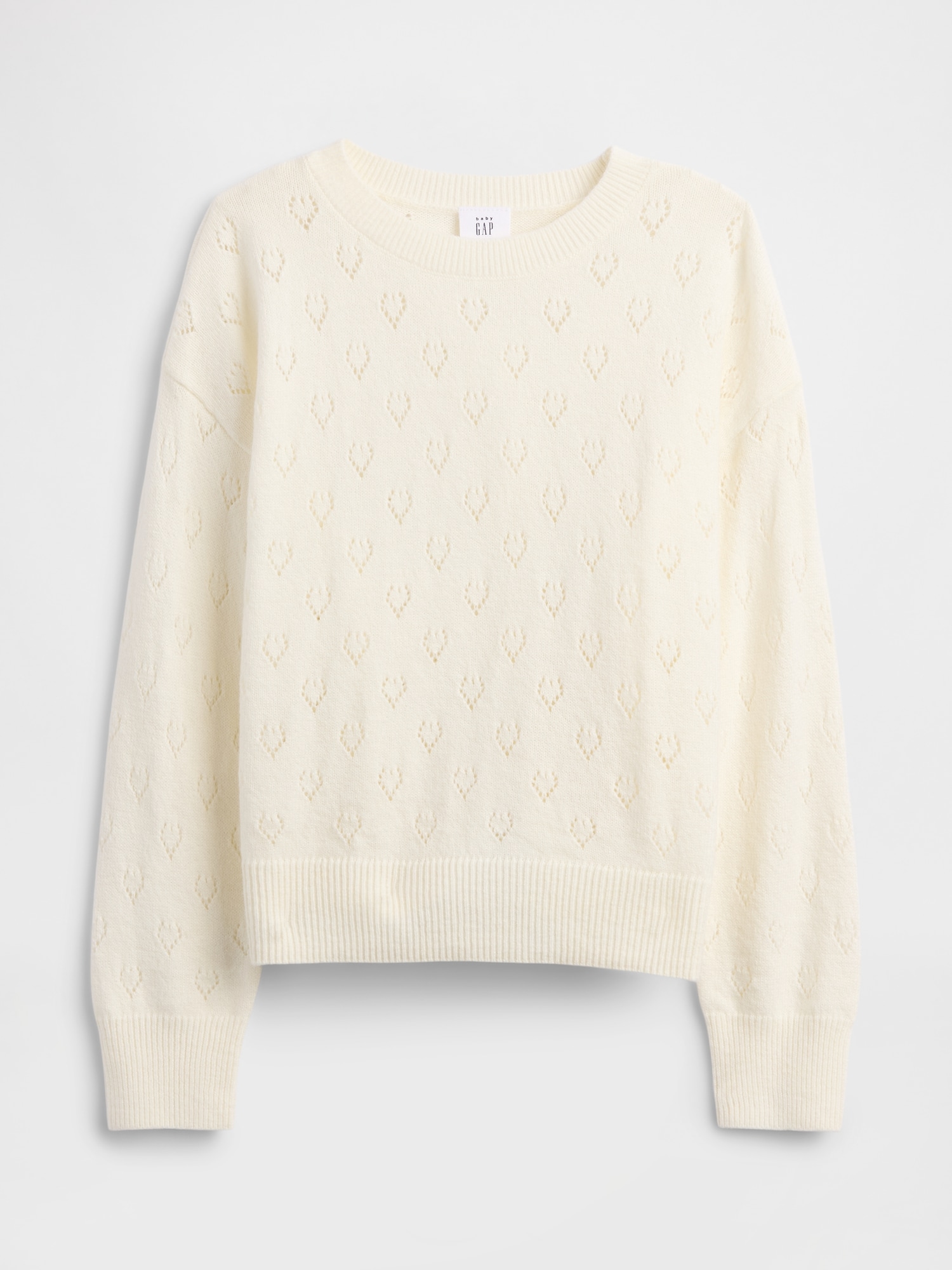 babyGap CashSoft Pointelle Crewneck Cardigan