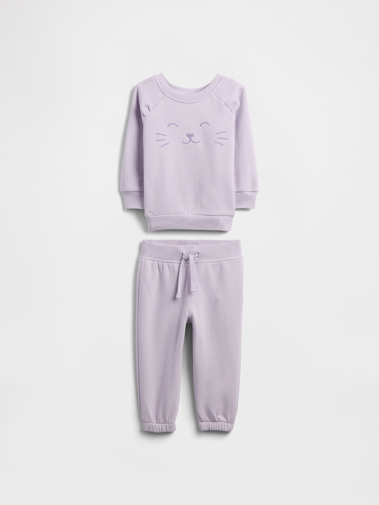 Baby Fleece Two-Piece Outfit Set
