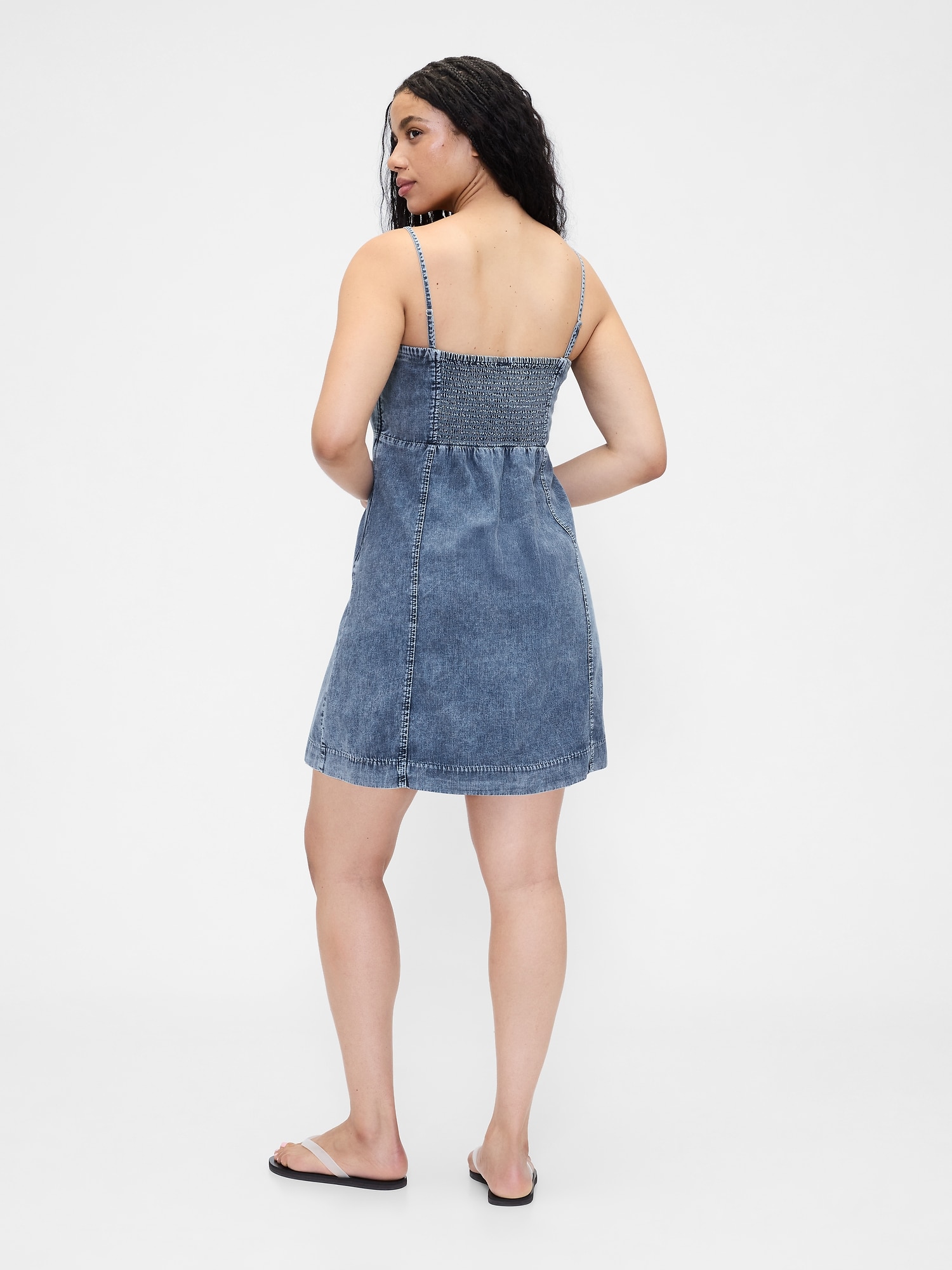 UltraSoft Denim Mini Dress