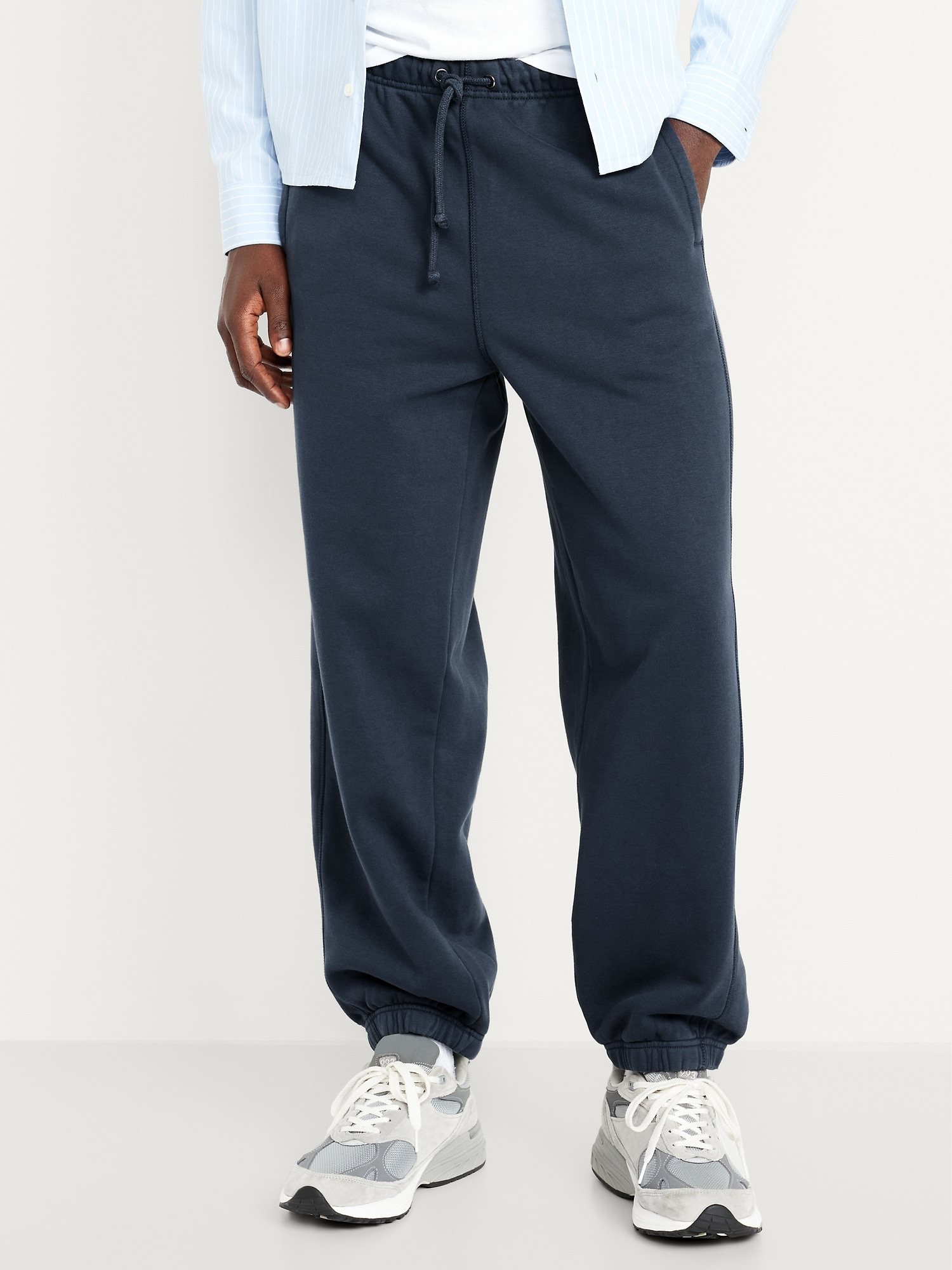 PANTALON COUPE GÉNÉREUSE EN COTON OUATÉ ÉPAIS