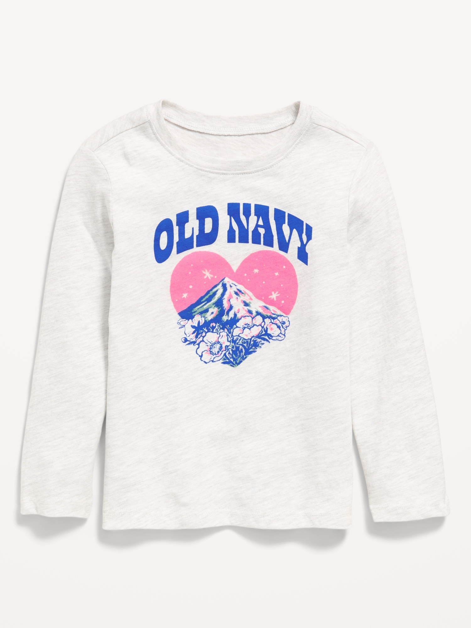 Long-Sleeve Logo-Graphic T-Shirt for Toddler Girls