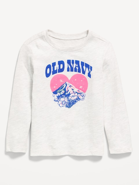 T-SHIRT À MANCHES LONGUES À LOGO IMPRIMÉ POUR TOUTE-PETITE FILLE