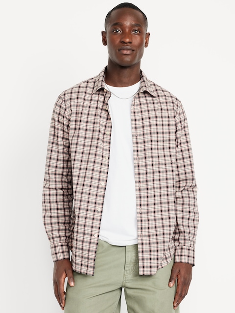 CHEMISE PASSE-PARTOUT COUPE CLASSIQUE À MOTIF