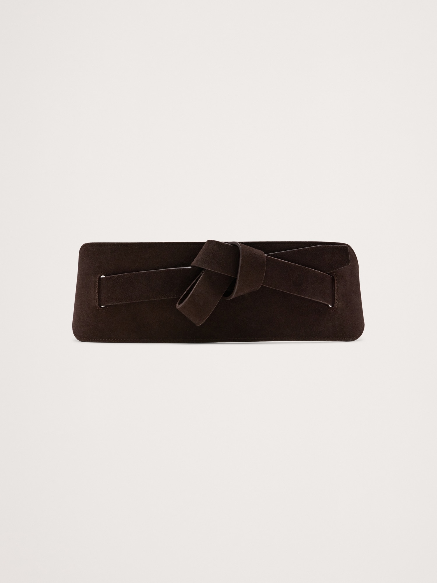 Knotted Leather Corset Belt