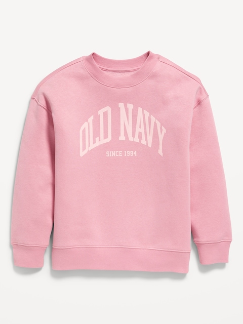 Oversized Logo-Graphic Sweatshirt for Boys