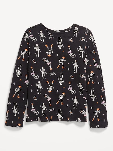 Softest Printed Long-Sleeve T-Shirt for Girls