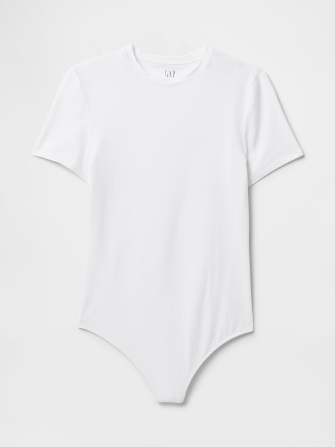 クロースニット ジャージーTシャツ ソングボディスーツ-0