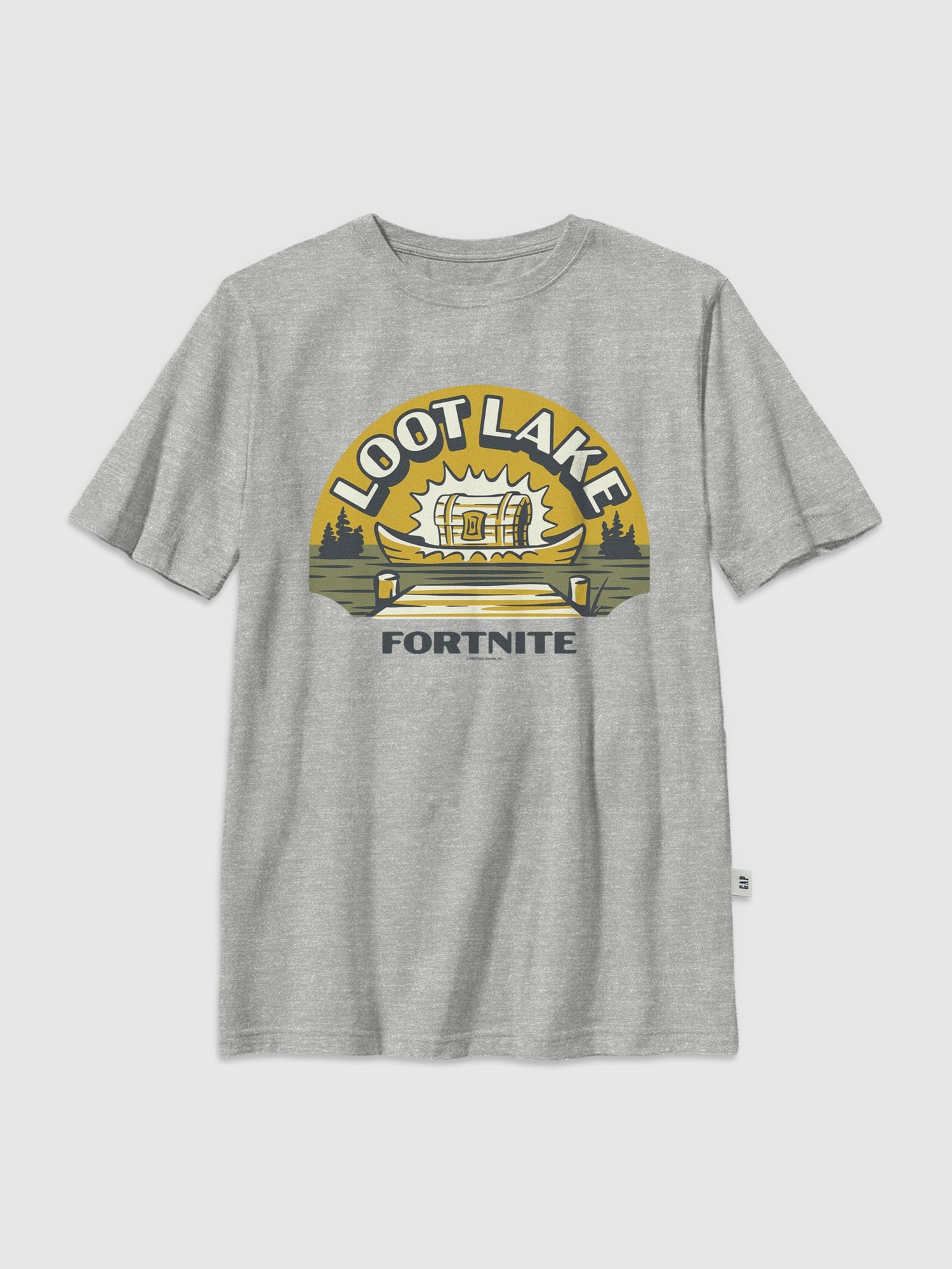 Kids Fortnite Loot Lake Graphic T-Shirt