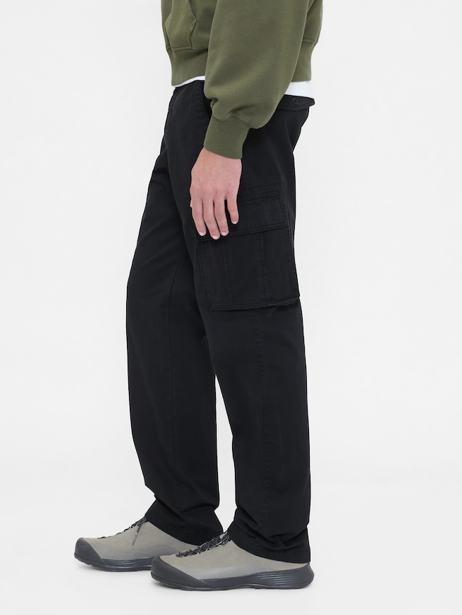 エッセンシャル ストレート カーゴパンツ-2