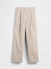 プレイド タック入りパンツ-5