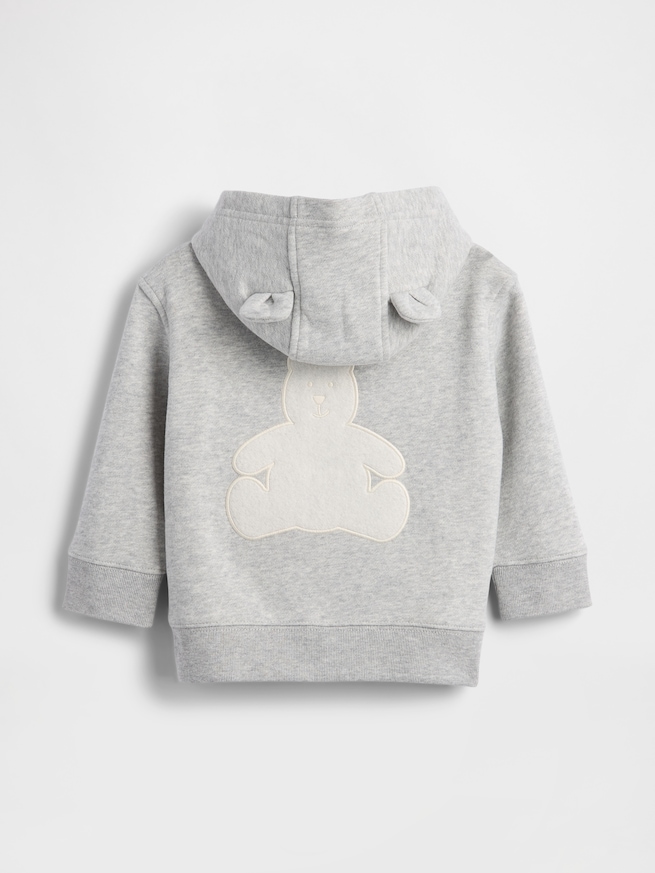 ヴィンテージソフト くまさん GAPロゴ ジップアップパーカー (ベビー)-1