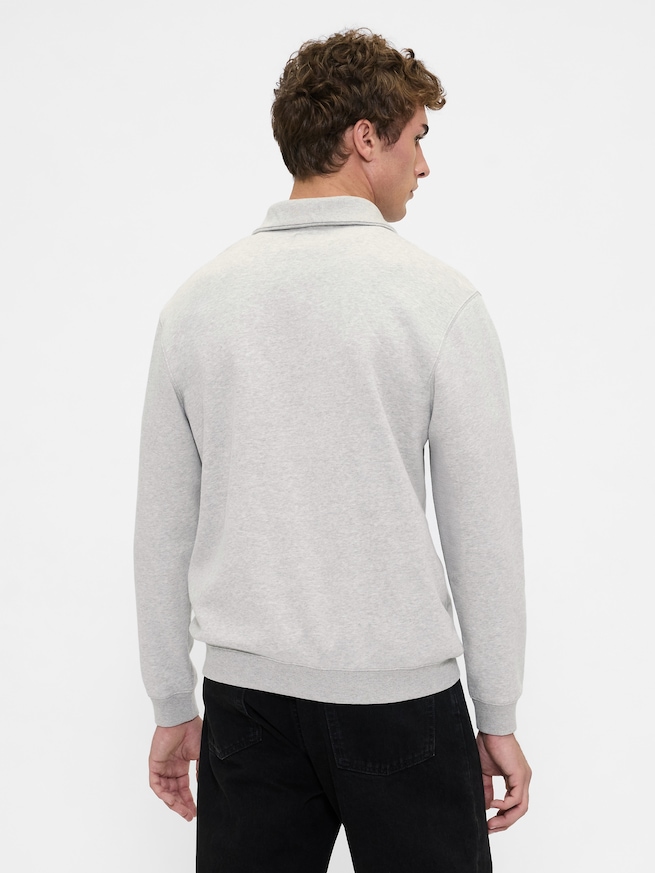 ヴィンテージソフト GAPロゴ 1/4ジップアップ プルオーバー-2