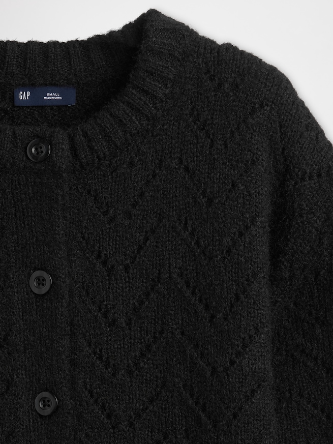 ふわもこ ポインテール カーディガン-3