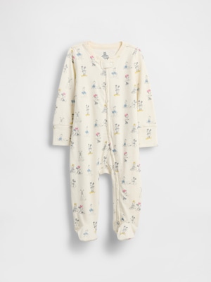 Gap × ディズニー オーガニックコットン 足つきボディオール (ベビー)
