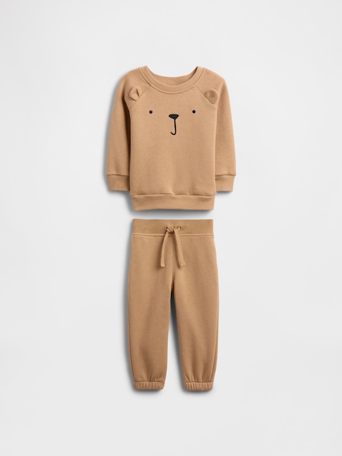 Baby Fleece Two-Piece Outfit Set