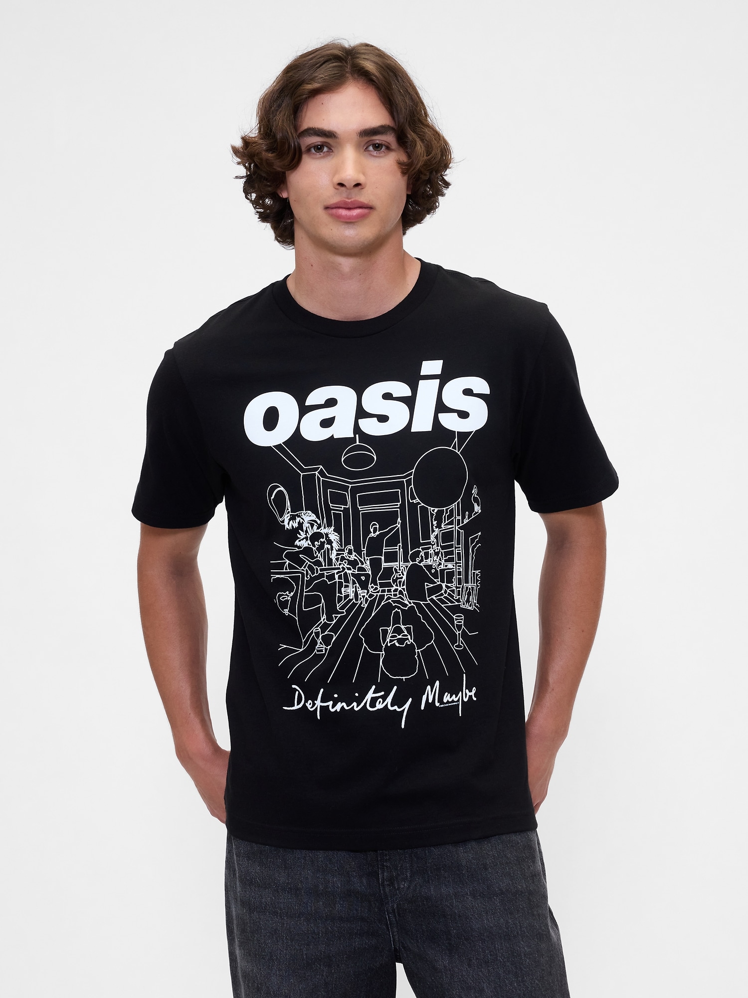 Relaxed Oasis Graphic T-Shirt