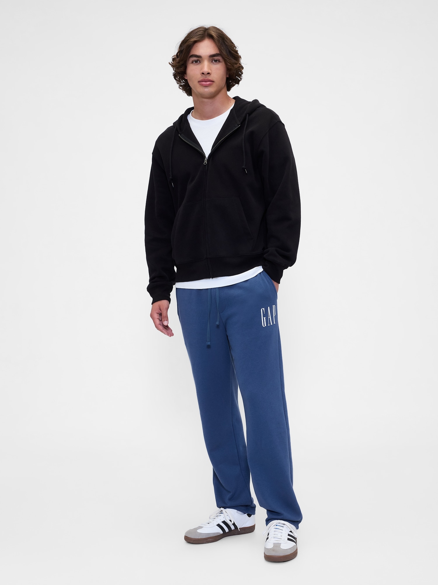 Gap Logo Straight-Leg Sweatpants