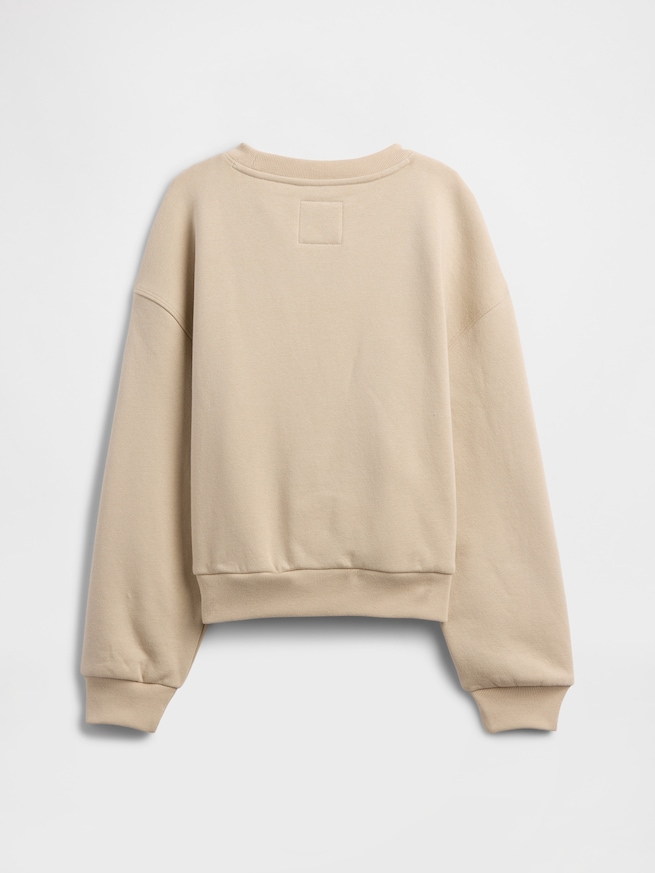 GapKids × ディズニー ミニーマウス オーバーサイズ GAPロゴ スウェットシャツ-1