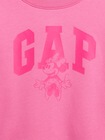 GapKids × ディズニー ミニーマウス オーバーサイズ GAPロゴ スウェットシャツ-2
