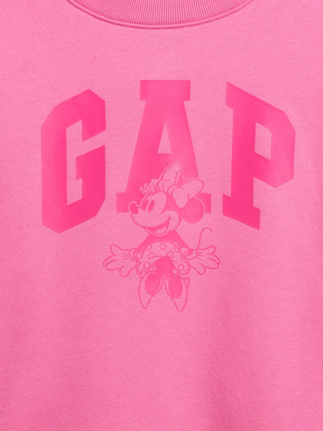 GapKids × ディズニー ミニーマウス オーバーサイズ GAPロゴ スウェットシャツ-2