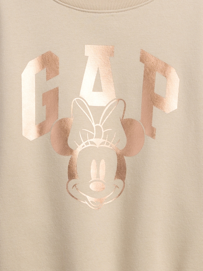 GapKids × ディズニー ミニーマウス オーバーサイズ GAPロゴ スウェットシャツ-2