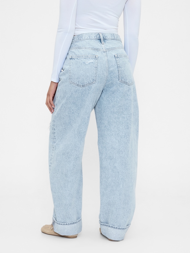 ハイライズ バレルデニム-5