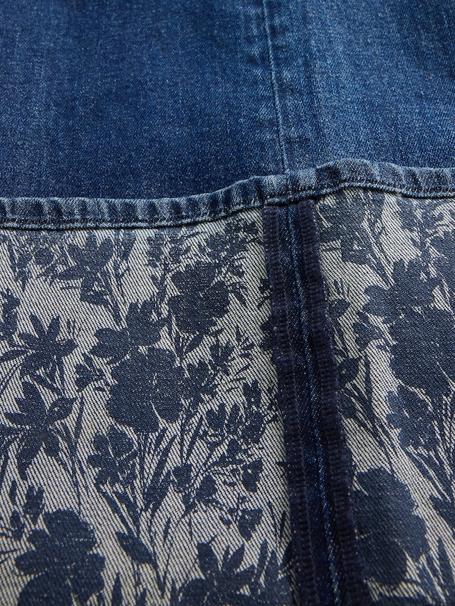 ハイライズ ストライド ワイドデニム-7