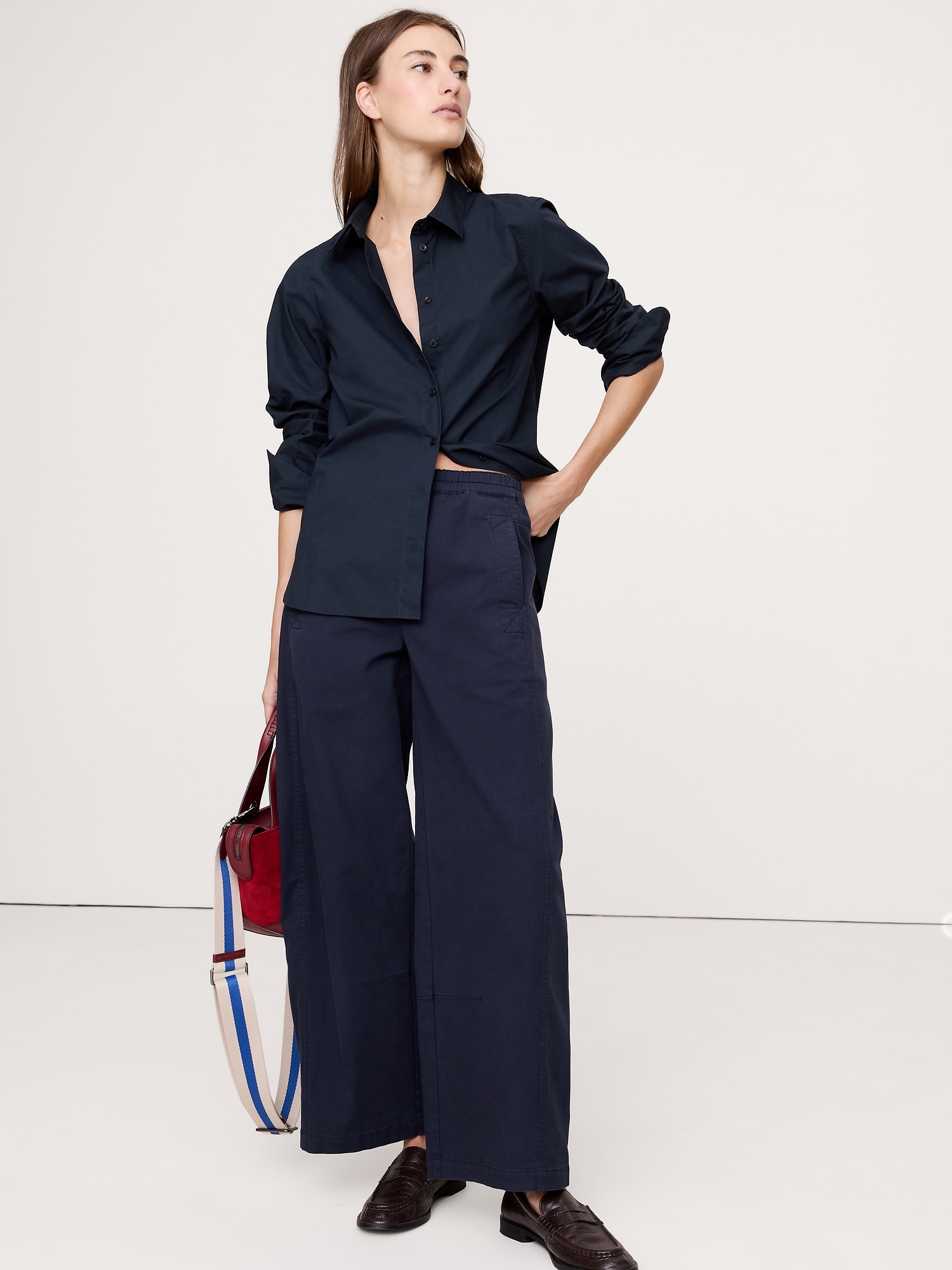 LA CHEMISE DE TOUS LES JOURS EN POPELINE DE COTON