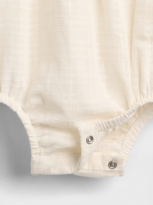 襟付き バブルボディスーツ (ベビー)-3