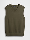 Vネック ニットベスト-4