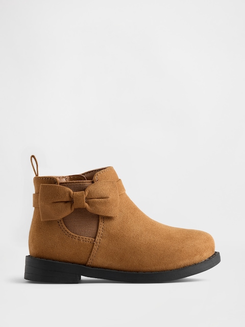 BOTTES CHELSEA EN SUÈDE VÉGANE À BOUCLE POUR TOUTE-PETITE
