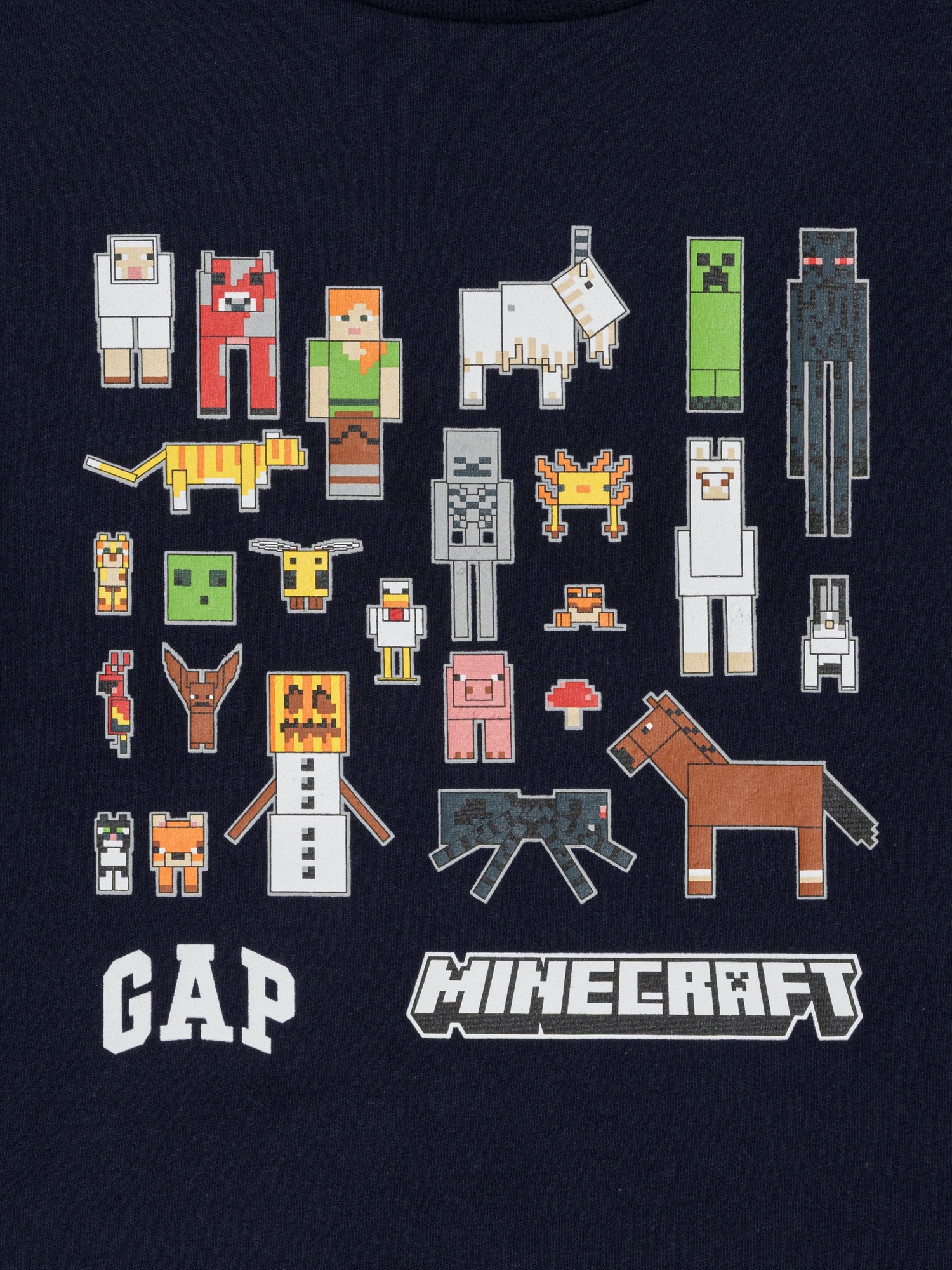 マインクラフトグラフィックTシャツ (キッズ)-2