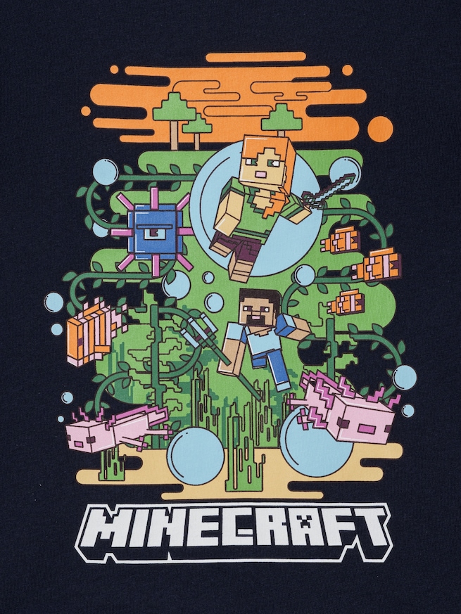 マインクラフトグラフィックTシャツ (キッズ)-2