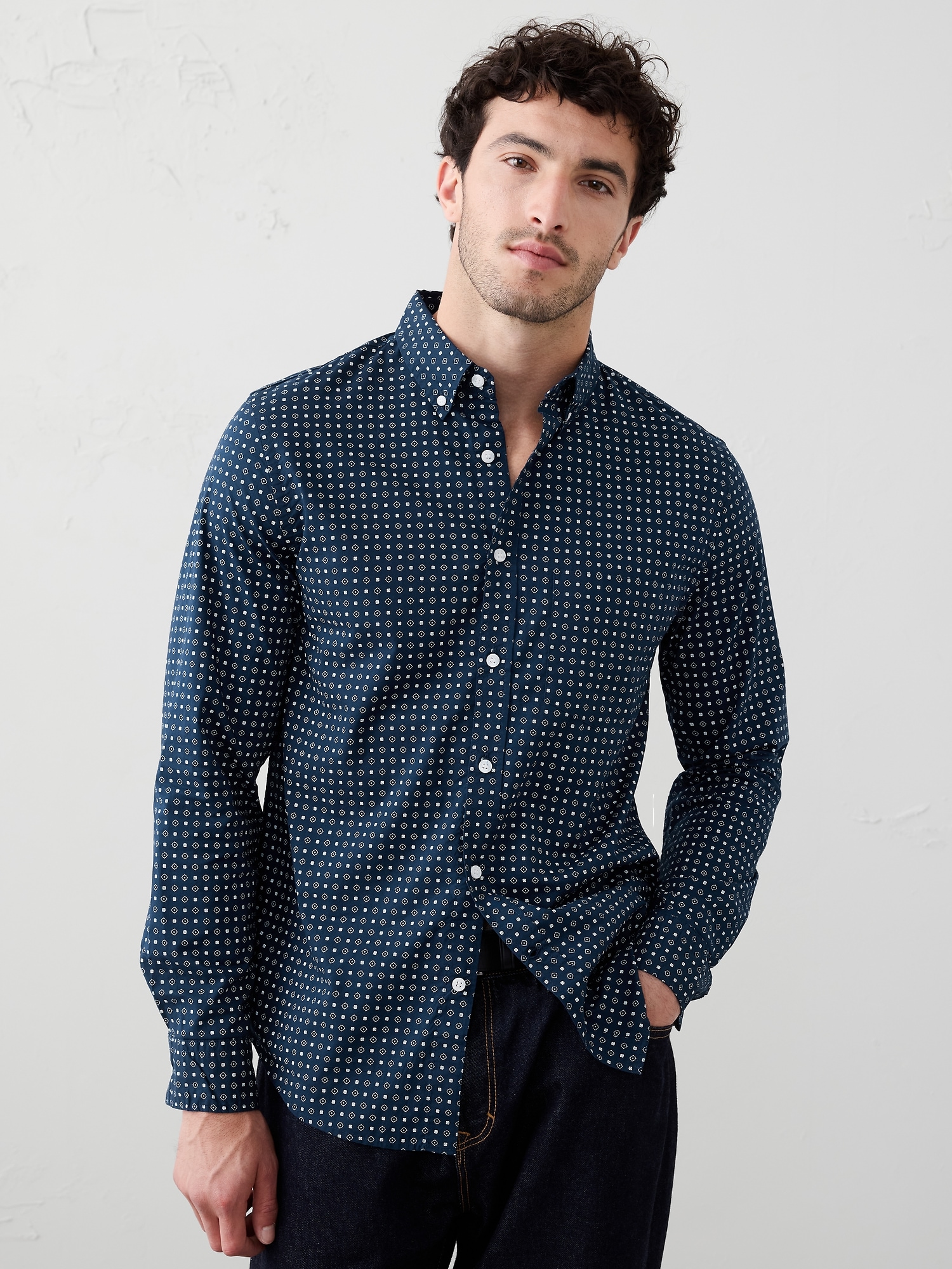Slim-Fit Softwash Cotton Shirt