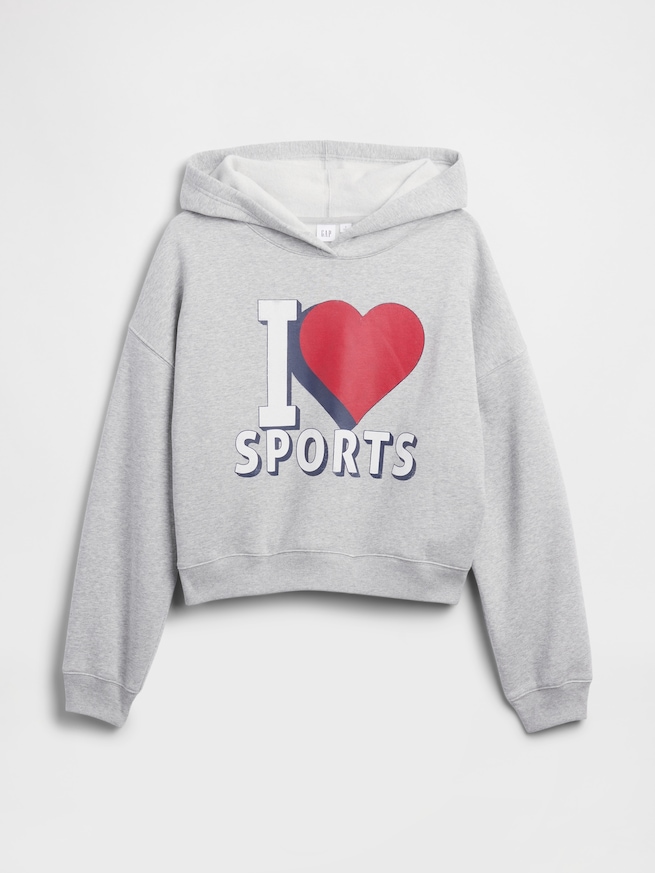 オーバーサイズ グラフィックパーカー-3