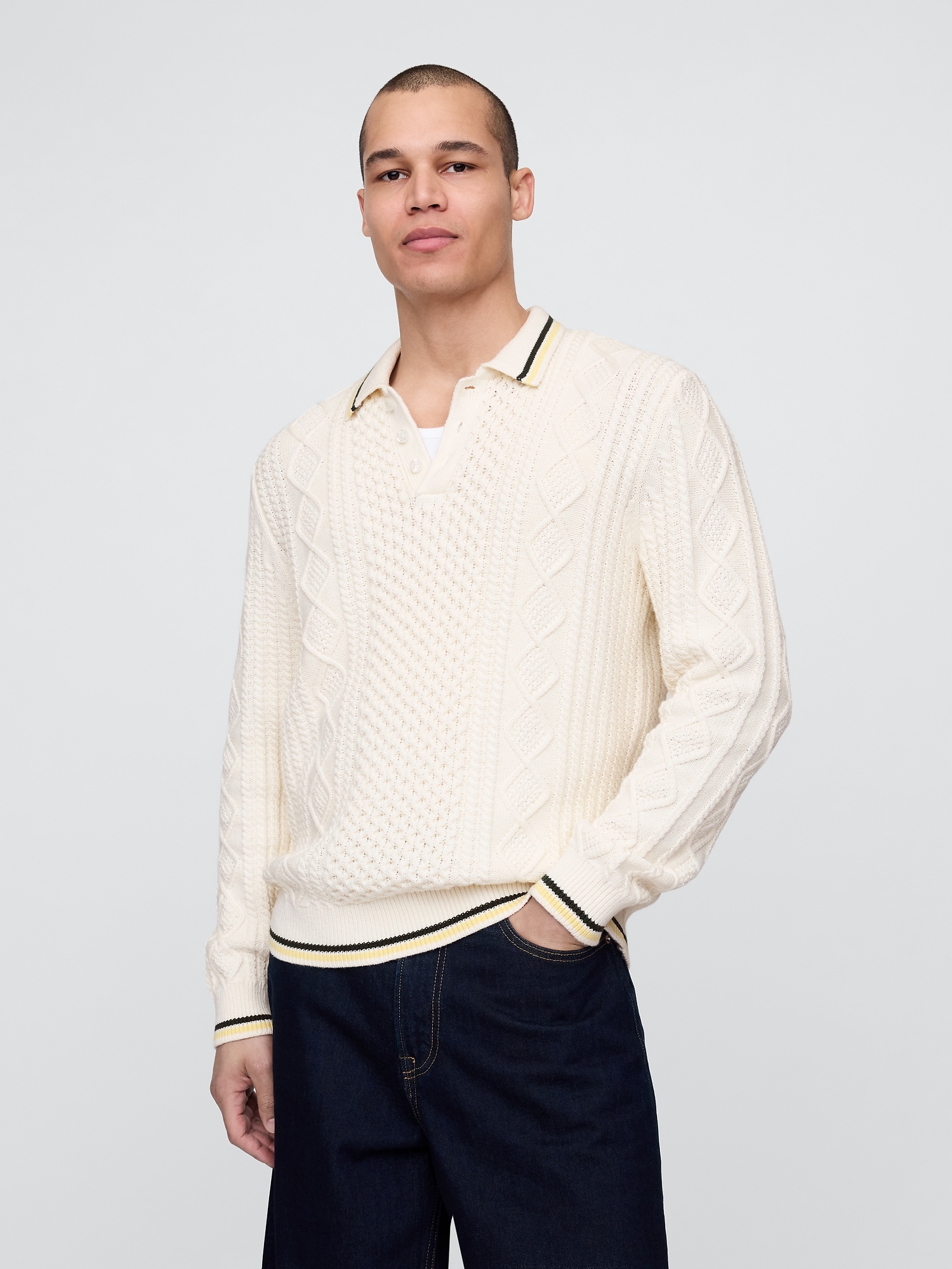 Gap × Malbon ケーブルニットセーター-0