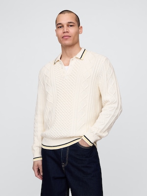 Gap × Malbon ケーブルニットセーター