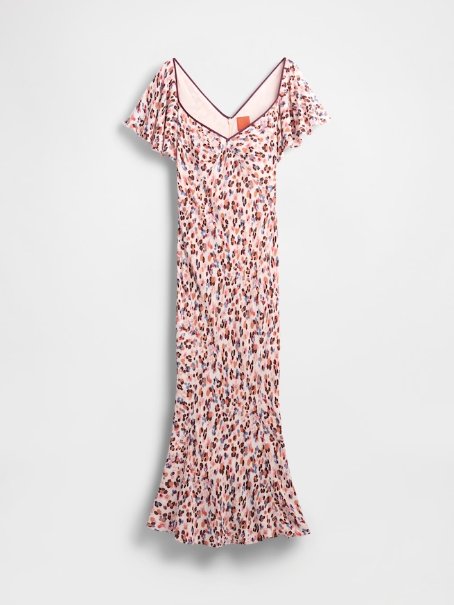 GapStudio クレープ ミディドレス-6